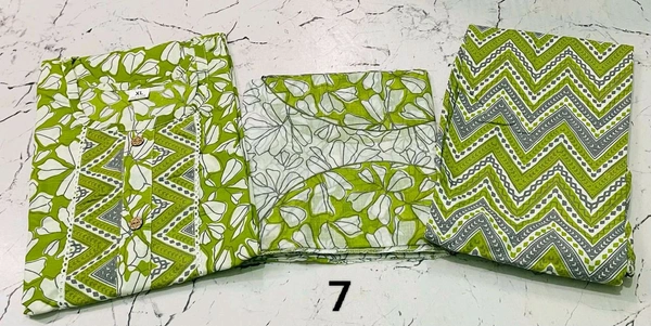 Premium Quality Cotton Kurti Pant Set 💜💚💛 - Light Green, XXL/44