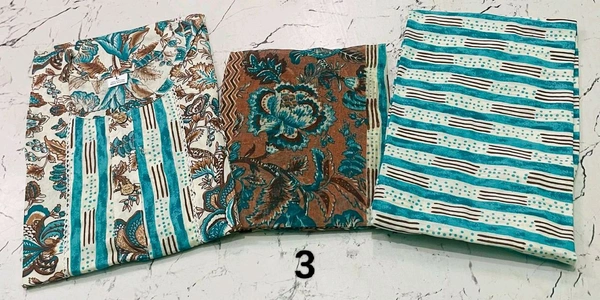 Premium Quality Cotton Kurti Pant Set 🩵 - 3, XXL/44