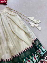 Kids Special Lehenga Choli - Green, Free Size;