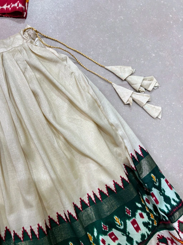 Kids Special Lehenga Choli - Green, Free Size;