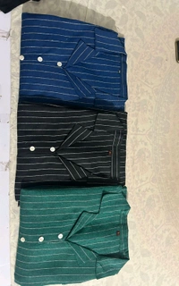 Premium South Cotton Lining Midi Dress - Blue, M/38