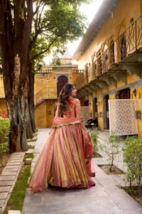 Delicate Embroidery Silk Lehnga Choli