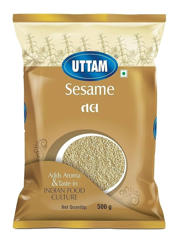 UTTAM White sesame (SAFED TAL) - 500 G