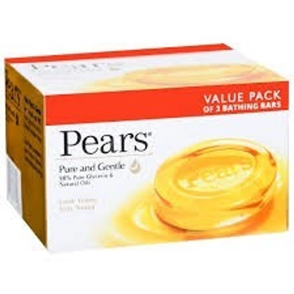 PEARS PURE & GENTLE 125 GRAM - 3 PCS
