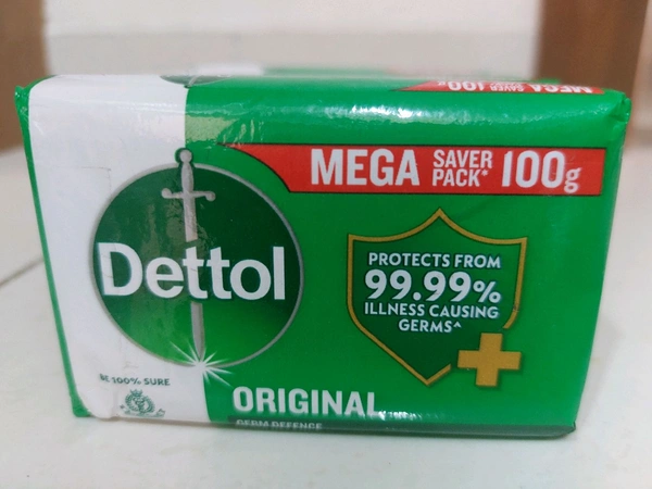 Dettol Original Germ Defence Soap - 100 G X 4 Pcs