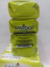 SANTOOR Lime Aloe & Methol 3x Fresh Skin Soap - 100 G X 4 Pcs