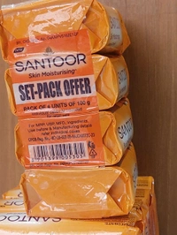 SANTOOR Skin Moisturising - 100 G X 4pcs