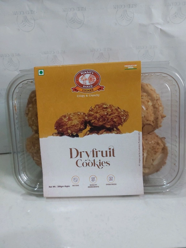 Cookies Biscuits - Dryfruit, 300 Gm Approx