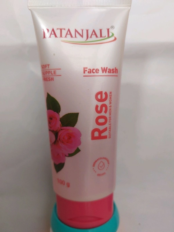 PATANJALI ROSE FACE WASH - 100 G