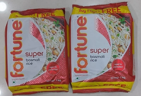 Fortune SUPER BASMATI RICE buy 1 get 1 free - 1 Kg