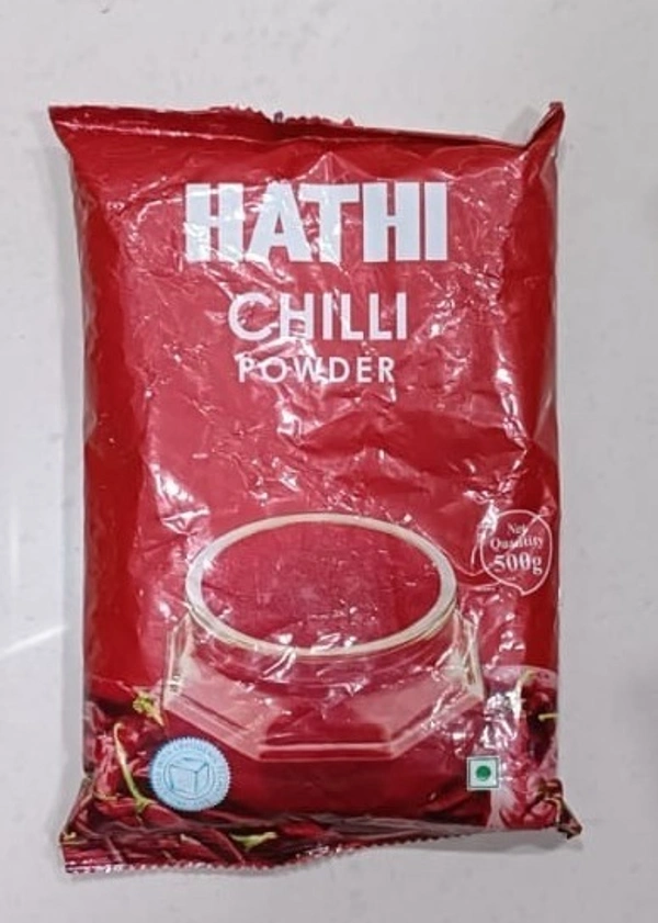 HATHI CHILLI POWDER - 500 G, SPICY