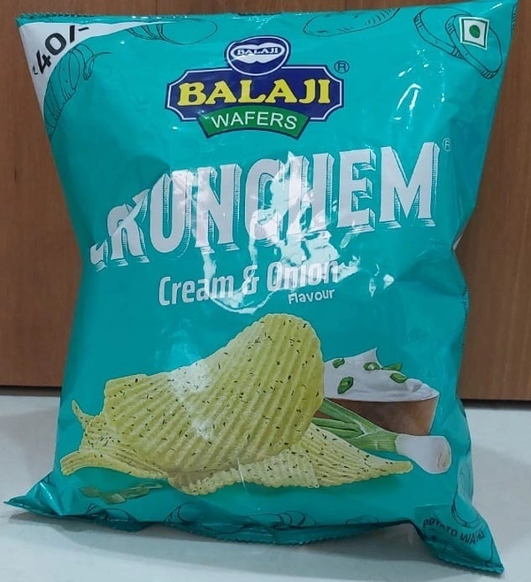 BALAJI CRUNCHEM - 135 G, CREAM & ONION