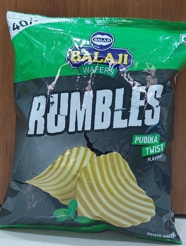 BALAJI RUMBLES WAFERS - 135 G, PUDINA TWIST