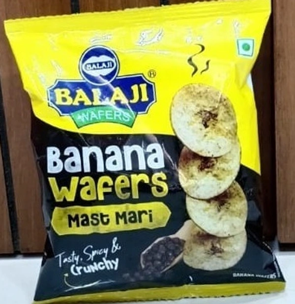 BALAJI BANANA WAFERS - 25 G, MAST MARI