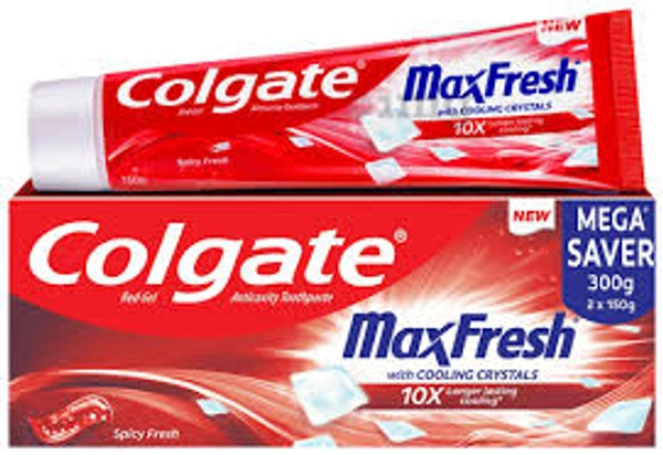 COLGATE MAX FRESH RED 150 gram + Free 150GM - 1 pcs
