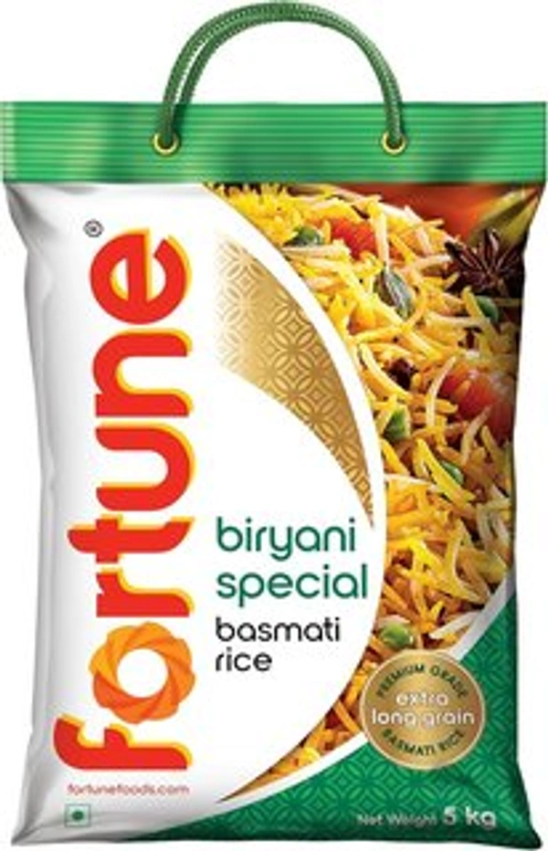 FORTUNE BASMATI RICE - 5 Kg, BIRYANI SPECIAL
