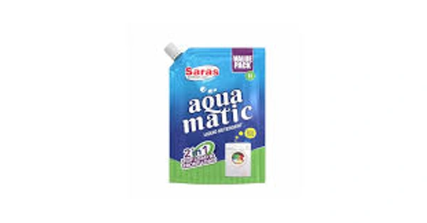 SARAS AQUA MATIC TOP & FRONT LOAD 2 IN 1 - 1 LTR