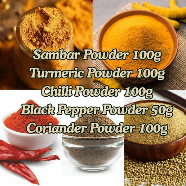 Monthly 5 Masala Combo Pack | Jasmil Spices