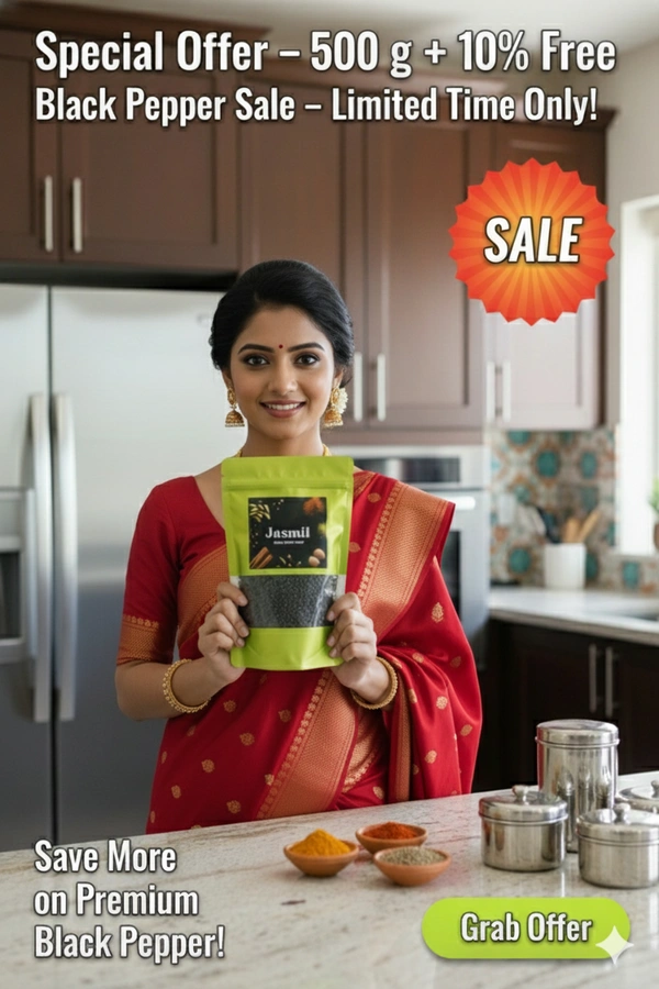 Black Pepper | Jasmil Spices - 500g