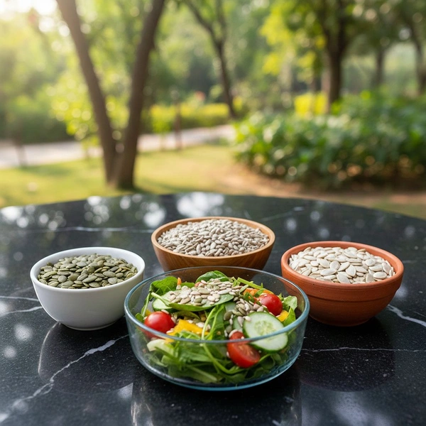 Nutritional Seeds Combo Each 100gms Healthy Mix of Pumpkin, Sunflower & Melon Seeds | Jasmil Spices