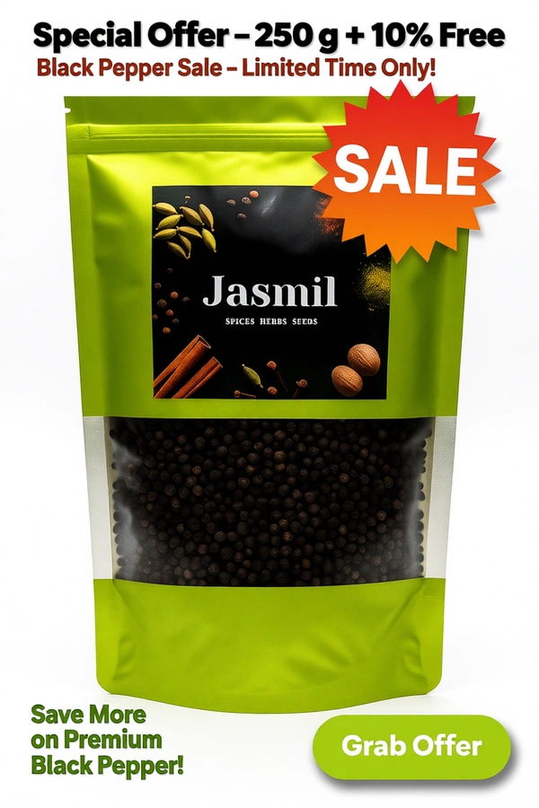 Black Pepper | Jasmil Spices - 250g