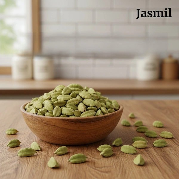 Premium Green Cardamom (8 mm) | Jasmil Spices - 500g