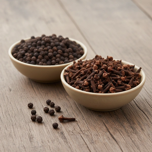 Black Pepper & Cloves Combo Each 125gms | Jasmil Spices