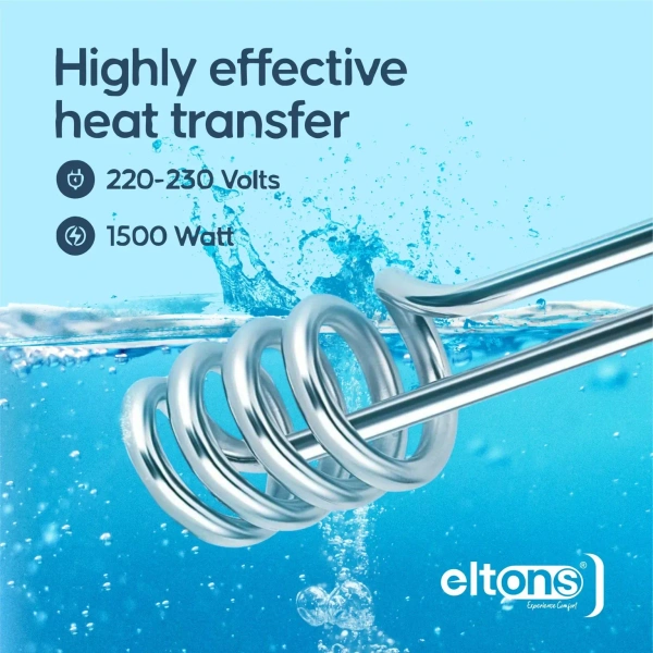 Eltons Euro Electric Immersion Rod Water Heater - 1.5 Kilowatts