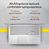 ASUS Vivobook Go 15 (2023), AMD Ryzen 3 7320U, 15.6-inch (39.62 cm) FHD, Thin & Light Laptop (8GB/512GB SSD/Windows 11/Office 2021/Alexa Built-in/Cool Silver/1.63 kg), E1504FA-NJ321WS - 39.62 cm (15.6 Inch), Silver, Ryzen 7 Hexa Core, 512 GB, 8 GB, LPDDR5, 7320U, up to 4.1GHz, SSD, NO, AMD, 6MB, AMD Radeon AMD, Windows 11 Home, Laptop, Power Adaptor, User Guide, Warranty Documents