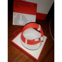 OnePlus Warp Charge Type-C To Type-C Cable 100Cm, Compatible With Smartphone, Red,White - 1M C TO C