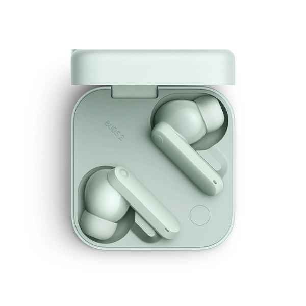 CMF BY NOTHING Buds 2 x 48dB Hybrid ANC Wireless Earbuds, 55 Hours Runtime, 11mm PMI Driver, 6 HD Microphones and Space Audio, IP55 Water Resistant - Light Green - BUDS 2