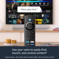 Amazon Fire TV Stick Lite with all-new Alexa Voice Remote Lite (no TV controls), HD streaming device | Now with App controls - TV STICK LITE, Black