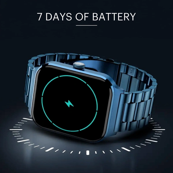 Noise Canvas Smart Watch with 1.96" Vivid Display, Functional Crown, BT Calling, 150+ Watch Faces, AI Voice Assistant, Health Suiteᵀᴹ, 100+ Sports Modes, IP67, Upto 7 Days Battery (Elite Black) - CANVAS