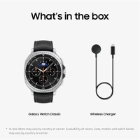 Samsung Galaxy Watch8 Classic (46mm LTE, Black) with 3nm Processor | Dual GPS | Sapphire Glass & Stainless Steel | 5ATM & IP68 | BP, ECG, IHRN & Vascular Load Monitoring | Anti-oxidant Index - WATCH 8 CLASSIC