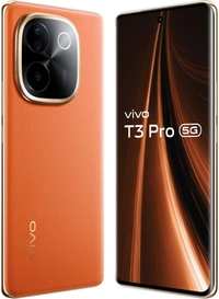 vivo T3 Pro 5G (Sandstone Orange, 8GB RAM+ 256GB Storage) | Snapdragon 7 Gen 3 Processor | 120Hz AMOLED Display | Dual Nano-SIM | 5500mAh Battery - vivo T3 Pro 5G