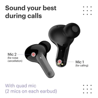 Noise Buds Pop Truly Wireless Earbuds with Environmental Cancellation & Quad Mic for Crisp Calling| Transparency Mode & in-Ear Detection, 30-Hour Playtime with Type C Charging - POP BUDS