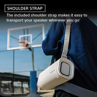 Sony New ULT Field 5 Wireless Bluetooth Speaker, 25hrs Playtime, Massive Bass, Shoulder Strap, Built in Power Bank, IP67 Water & Dustproof, Quick Charge, 360 Party Light, Party Connect - ULT50 FIELD 5