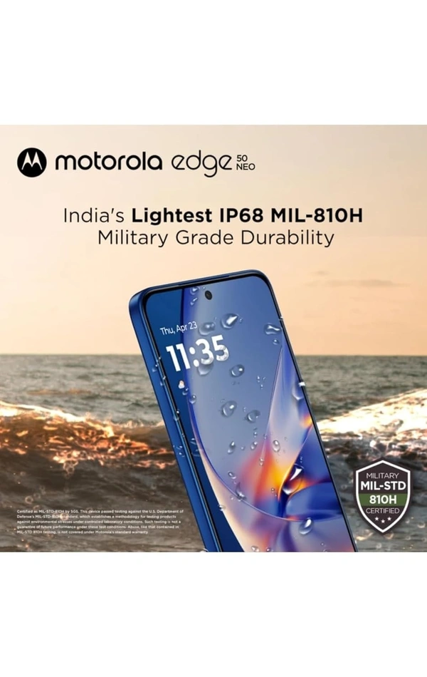 Motorola Edge 50 Neo 5G (Pantone Nautical Blue, 8GB RAM, 256GB Storage) - MOTOROLA Edge 50 Neo