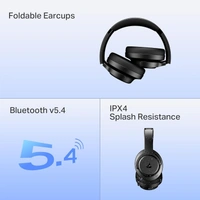 boAt Boat Rockerz 512 ANC,(~40dB) Hybrid ANC, 80H Battery, 40mm Drivers, 40ms Low Latency, ENx Tech,Stream Ad Free Music via App Support, Bluetooth Headphones, Wireless Headphone with Mic - Rockerz 512 ANC
