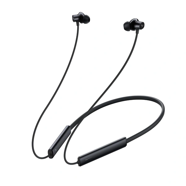 REALME realme Buds Wireless 3 in Ear Bluetooth Headphones,30dB ANC, Spatial Audio,13.6mm Dynamic Bass Driver,Upto 40 Hours Playback, Fast Charging, 45ms Low Latency for Gaming,Dual Device Connection (Black) - WIRELESS 3