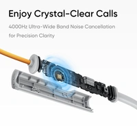 REALME realme Buds Wireless 5 ANC in Ear Bluetooth Headphones,50dB ANC, 13.6mm Dynamic Bass Driver,360° Spatial Audio,45ms Low Latency,Upto 38hrs Playback,IP55 Rating,Dual Device Connection (Midnight Black) - WIRELESS 5 ANC