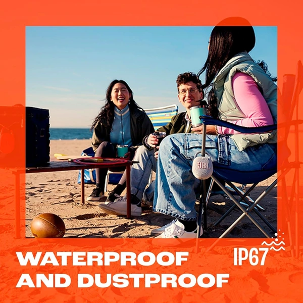 JBL Clip 5 - Ultra-Portable, Waterproof & Dustproof Bluetooth Speaker, Big Pro Sound with Punchy bass, Integrated Carabiner, Up to 12 Hours of Play, Made in Part with Recycled Materials - CLIP 5