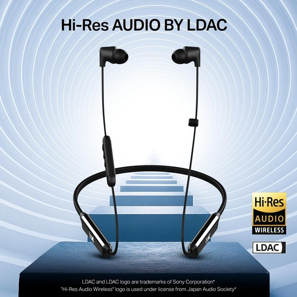 boAt Boat Rockerz Trinity Gen 2, 150hrs Playback, Hi-Res Audio with LDAC, Dual EQs, HiFi DSP 5,ENx Tech, Dual Pair, Beast Mode, ASAP Charge,IPX5, Bluetooth Neckband, Wireless with Mic Earphones - TRINITY GEN2