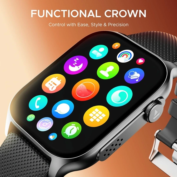 boAt Boat Ultima Ember smartwatch with 1.96” AMOLED Display, AOD, Personalized Fitness Nudges, Functional Crown,100+ Sports Modes, Create Your Own Watchface, smartwatch for Man and Woman - ULTIMA EMBER