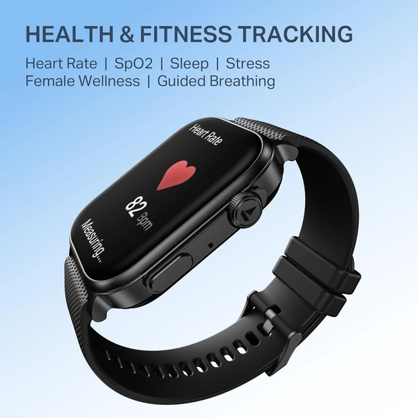 boAt Boat New Launch Storm Infinity Max, 20 Days Maximum Battery, Biggest Battery Capacity Ever! 2.01" (5.1cm) Display, Functional Crown, AI Nudges, BT Calling, Smart Watch for Men & Women - INFINITY MAX