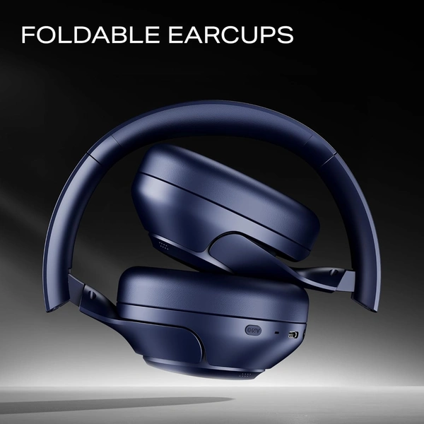 boAt Boat Rockerz 551 ANC Pro(2025 Launch),42Db Adaptive Hybrid,App Support,72Hrs Battery,40Mm Titanium Drivers,Enx Tech,Foldable Cups Bluetooth Over Ear Headphones,Wireless Headphone with Mic - Rockerz 551 ANC PRO