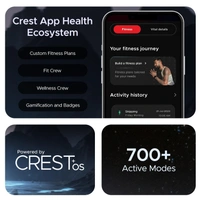 boAt Lunar Orb w/ 1.45" (3.6 cm) AMOLED Display, BT Calling, DIY Watch Face Studio, Coins, Crest App Health Ecosystem, Live Cricket & Football Scores, IP67, Smart Watch for Men & Women - ORBIT