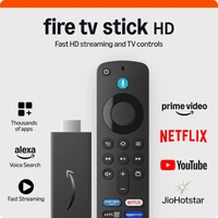 Amazon Fire TV Stick HD (newest model), Alexa Voice Remote with TV power & volume controls, full HD streaming device - TV STICK HD, Black