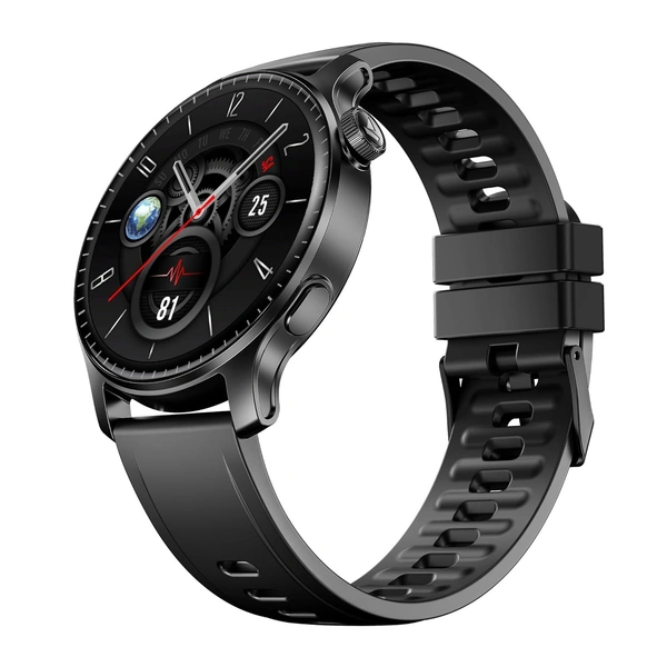 Boat Ultima Prime smartwatch with 1.43” AMOLED Display, AOD, Personalized Fitness Nudges, Functional Crown,100+ Sports Modes, Create Your Own Watchface, smartwatch for Man and Woman