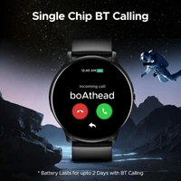 boAt Lunar Orb w/ 1.45" (3.6 cm) AMOLED Display, BT Calling, DIY Watch Face Studio, Coins, Crest App Health Ecosystem, Live Cricket & Football Scores, IP67, Smart Watch for Men & Women - ORBIT